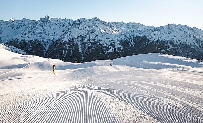 Skifahren direkt vor der Tür